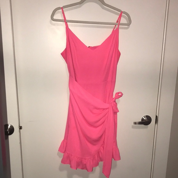 Lilly Pulitzer Vibrant Pink Mini Dress - Picture 1 of 1